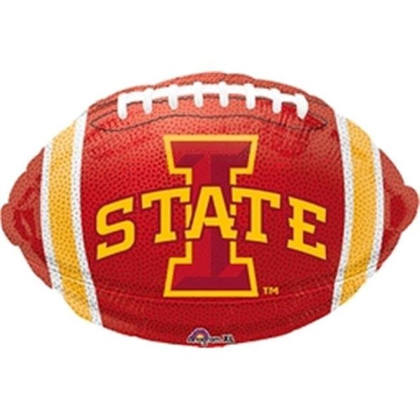 Anagram Anagram 75019 18 in. Iowa State Football Balloon - Pack of 5 75019